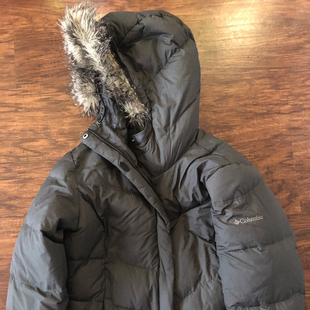 Columbia puffer coat.